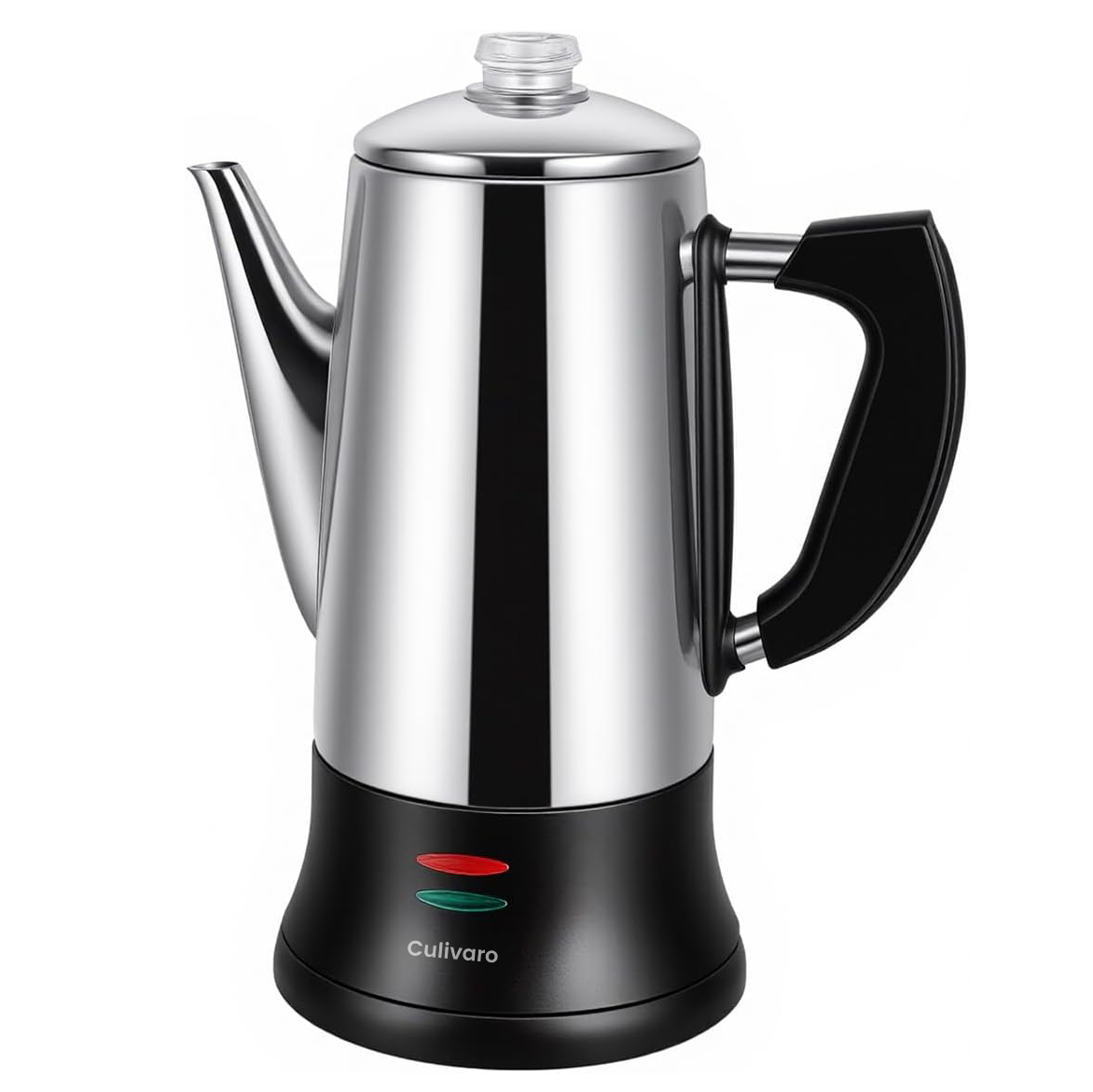 Culivaro Electric Coffee Maker, 12-Cup, Stainless 